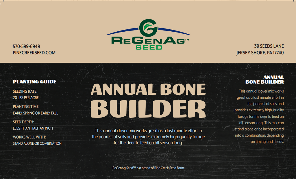Annual Bone Builder - Premium Annual Clover Mix