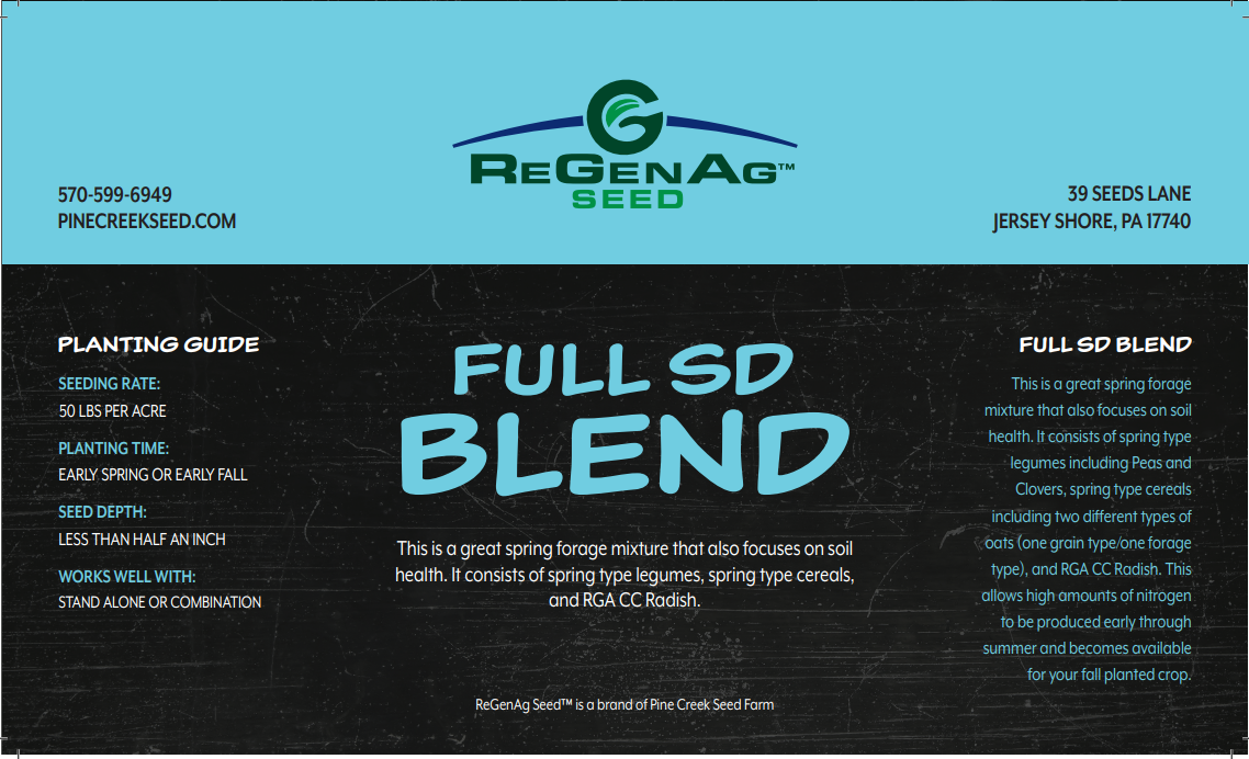 Full-SD Blend - Spring Multi-Species Mix