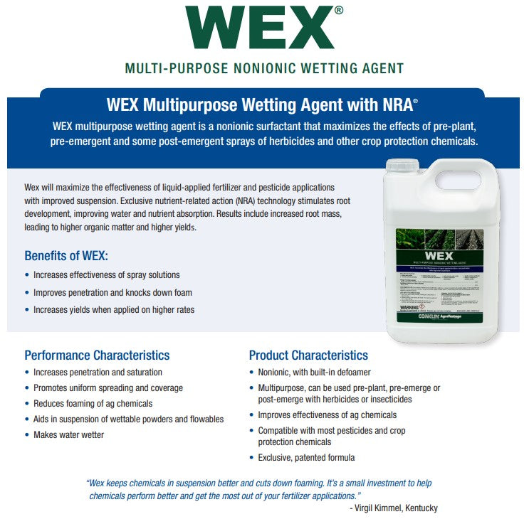Wex Multipurpose Wetting Agent Conklin